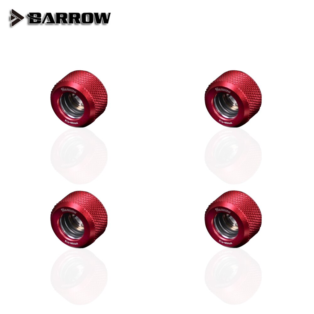 Barrow Hard Tube Fitting G1/4" Choice Water Cooling Adapters Suitable Od12mm / Od14mm / Od16mm Computer Case Copper Component