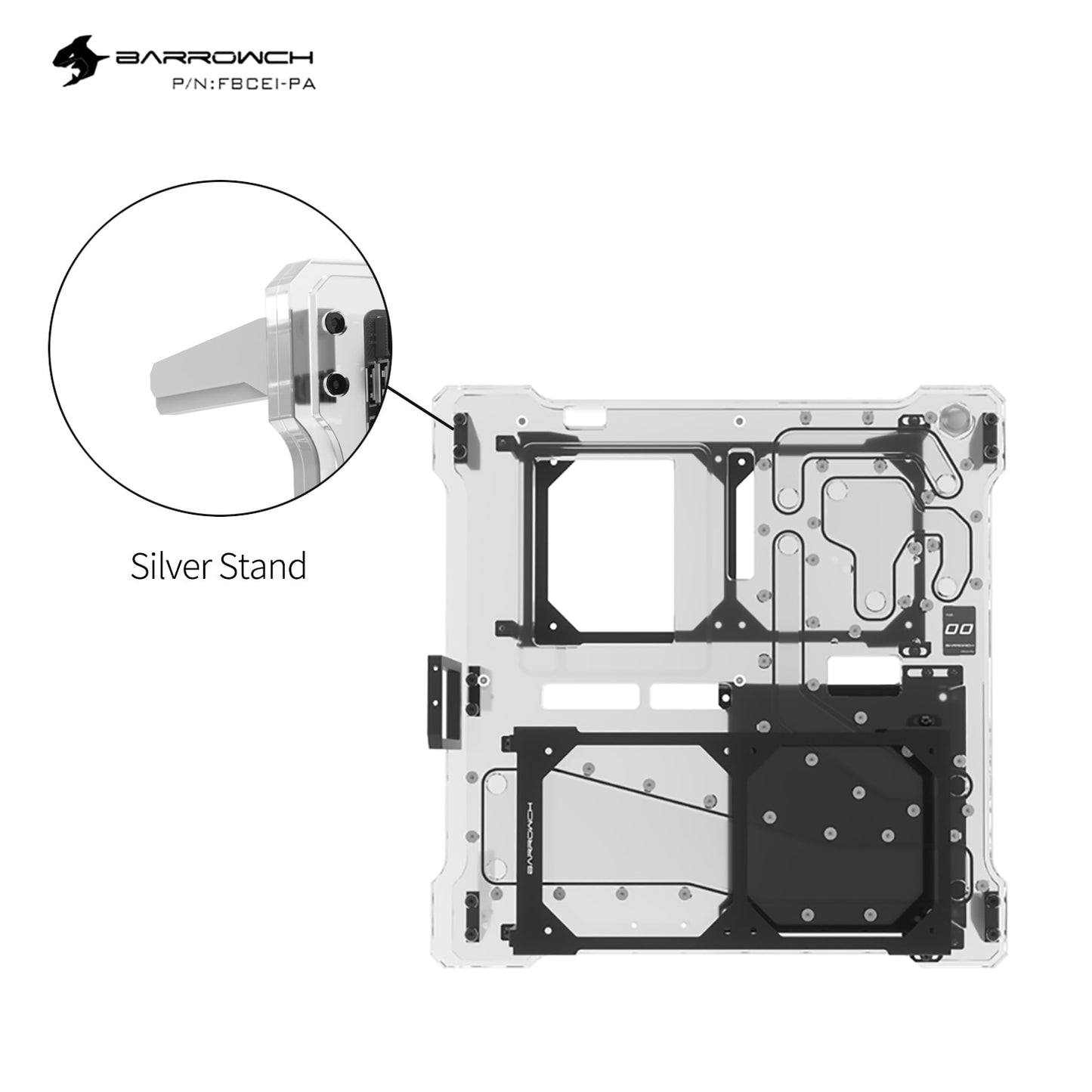 Barrow ch FBCEI-PA ITX Case , Open Computer Mini Chassis , Modular Panel Case , Limited Edition Water Cooling PC | PC Case