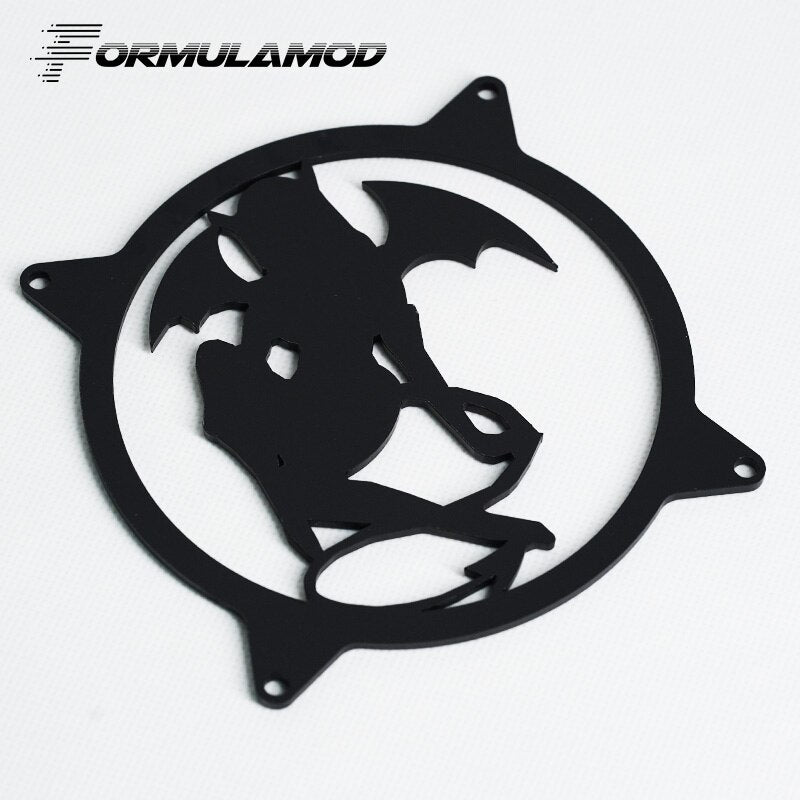 FormulaMod Fm-FanCover, Acrylic Round Fan Covers, Fan Cover For 120mm Fans, Fan-Round-Series