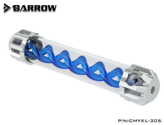 Barrow CMYKL-205, Composite Type Virus-T Reservoirs, Aluminum Alloy Cover + Acrylic Body, | PC Water Cooling Accessory