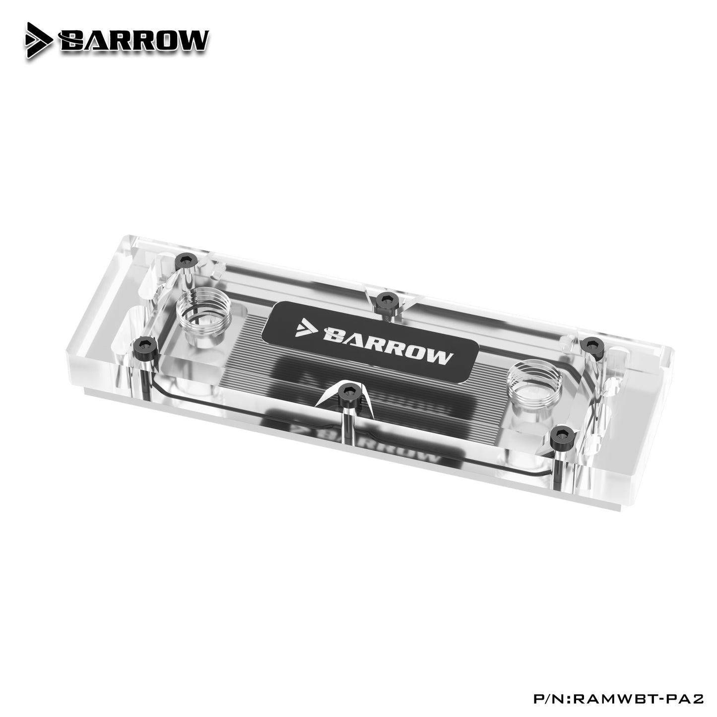 Barrow RAM Water Cooling Block Kits, LRC 2.0 RGB, One Kit Two Armor One Block, One Block Maximum Support 4 RAM, RAMWBT-PA3