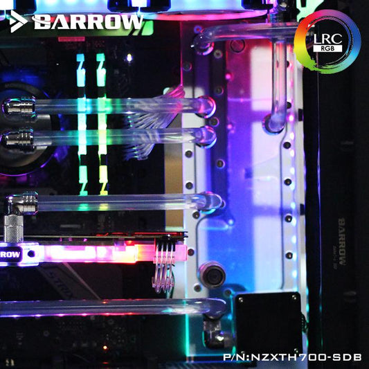 Barrow NZXTH700-SDB, Waterway Boards For NZXT H700 Case, For Intel CPU Water Block & Single/Double | Liquid Cooling Block