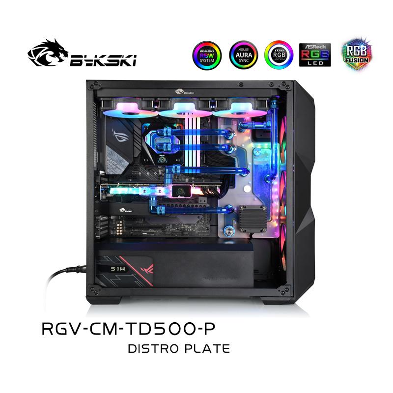 Bykski Waterway Cooling Kit For Cooler Master TD500-MESH Case, 5V