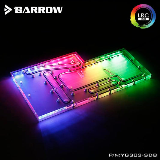 Barrow YG303-SDBV1, Waterway Boards For In win 303/305 Case, For Intel CPU Water Block & Single GPU | Liquid Cooling Block