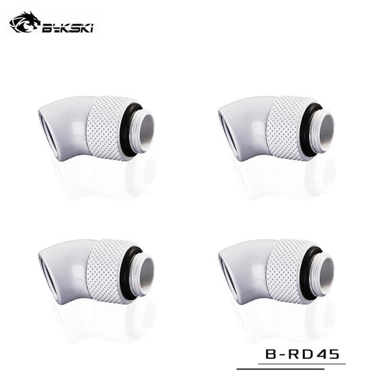 Bykski 45 Degree Rotary Fitting Bykski G1/4" Rotatable 45° Adapter Cooling Equipment Adjust Connect | Water Cooling Fitting