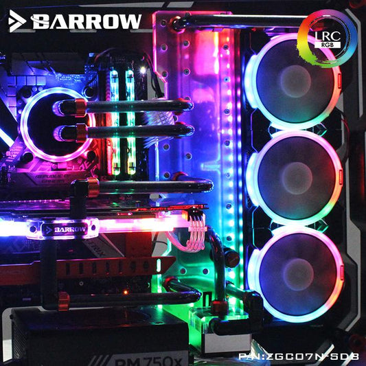 Barrow ZGC07N-SDB, Waterway Boards For Zeaginal ZG-07 Case, For Intel CPU Water Block & Single/Double | Liquid Cooling Block