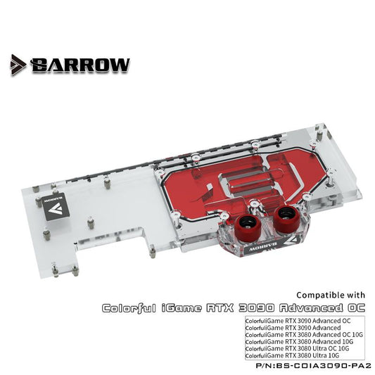 FormulaMod Barrow RTX 3090 full-cover GPU waterblock — silent AI revival for used cards (view 2)