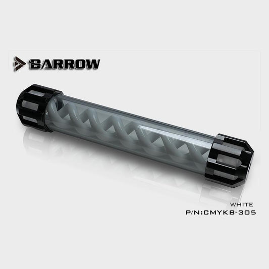 Barrow CMYKB-305 Dark Night Virus-T Reservoirs Aluminum Alloy Cover + Acrylic Body Multiple | PC Water Cooling Accessory