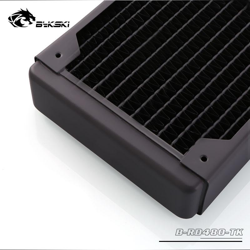 Bykski B-RD480-TK, 480mm Double Row Radiators, 39mm Thickness, Standard Water Cooling Radiators , Suitable For 120*120mm Fans