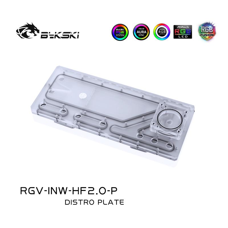 Kit de refroidissement Bykski Waterway pour boîtier IN WIN H-Frame 2.0, 5V ARGB, pour la construction d'un seul GPU, RGV-INW-HF2.0-P