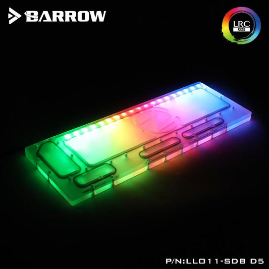 Barrow LLO11-SDB-D5, Waterway Boards For Lian Li PC-O11 Dynamic Case, Compatible With 18w/D5 Pump | Water Cooling Pump