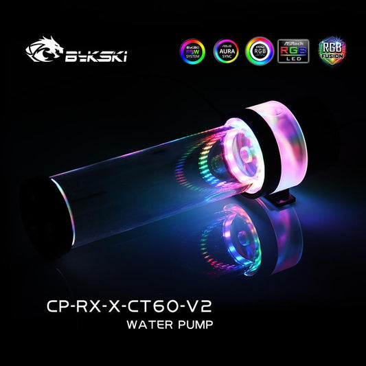 Bykski Ddc Series Pump Reserovir Combination With Lighting Maximum Flow 400L / H Max Lift 3 Meter For | Water Cooling Pump