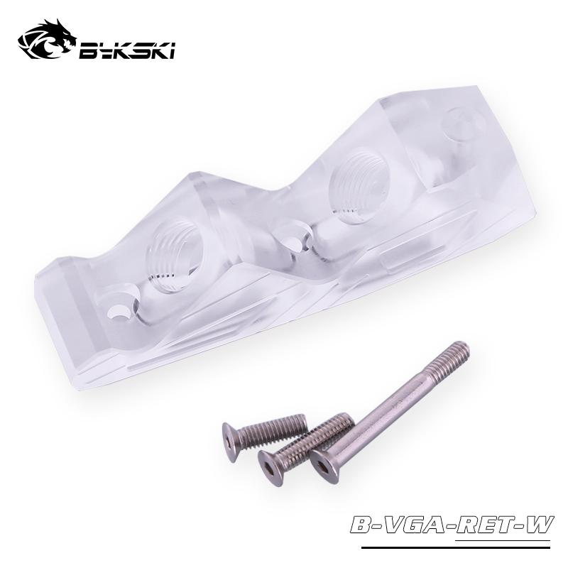 Bykski GPU block 45 Degree Bridge Module, For Bykski GPU Block Replace The Original Bridge, B-VGA-RET-W
