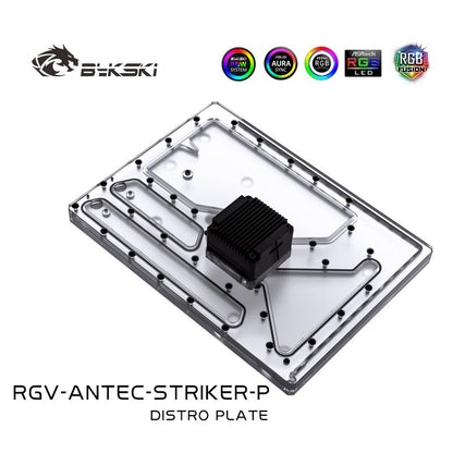 Bykski Waterway Cooling Kit For Antec Striker Case, 5V ARGB, For Single GPU Building, RGV-Antec-Striker-P