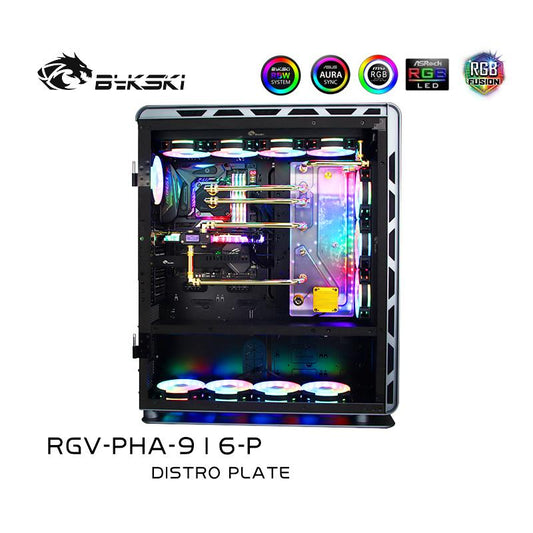 Bykski Waterway Cooling Kit For PHANTEKS PH-ES916E Case, 5V ARGB, For Single GPU Building, RGV-PHA-916-P | PC Case