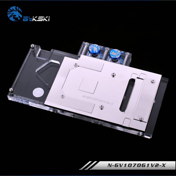 Bykski Full Cover Graphics Card Water Cooling Block for Gigabyte GTX 1070Ti/1070 G1 / Gaming / Windforce , N-GV1070G1V2-X