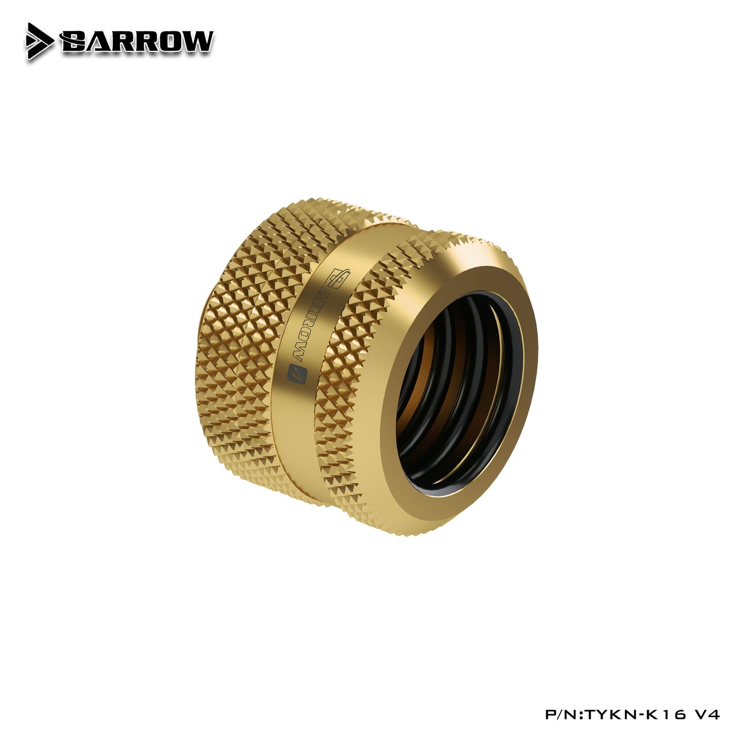 Barrow OD16mm Hard Tube Fittings, G1/4 Adapters For OD16mm Hard Tubes, TYKN-K16 V4