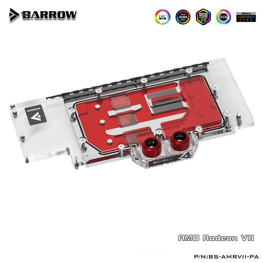 Barrow BS-AMRVII-PA, LRC 2.0 Full Cover Graphics Card Water Cooling Blocks, For AMD Founder | Water Cooling Accessory