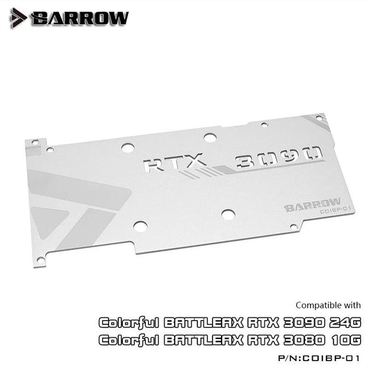 Barrow Backplane for Colorful BATTLEAX 3090 3080, For Full Cover Water Cooling GPU Block Cooler, | Water Cooling Block
