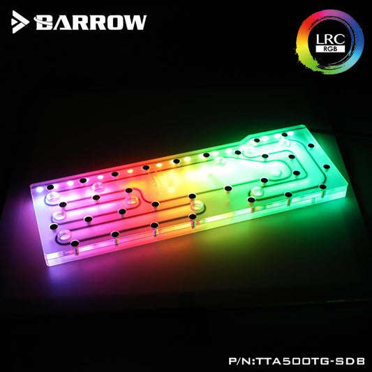 Barrow TTA500TG-SDB, Waterway Boards For TT A500TG Case, For Intel CPU Water Block & Single/Double | Liquid Cooling Block