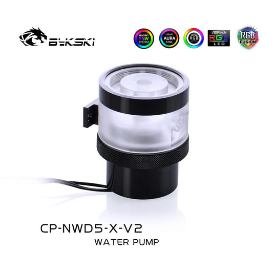 Bykski D5 PWM Water Cooling Pumps, Maximum Flow 1100L/H, Maximum Lift 3.8 Meter, CP-NWD5-X-V2 | Water Cooling Accessory