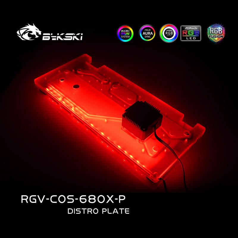 Kit de refroidissement Bykski Waterway pour boîtier Corsair 680X, 5V ARGB, pour bâtiment GPU unique, RGV-COS-680X-P