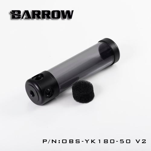 Barrow OBS-YK,50mm Diameter Acrylic Cylindrical Tanks, Transparent Wall, 130/180/230/280mm Length, | Water Cooling Accessory