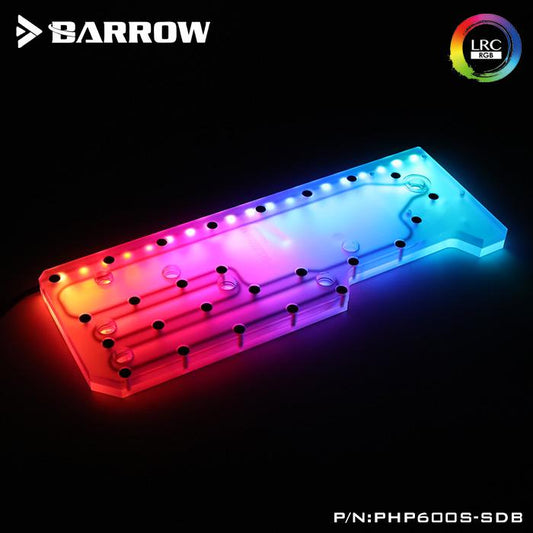Barrow PHP600S-SDB, Waterway Boards For Phanteks P600S Case,For Intel CPU Water Block & Single/Double | Liquid Cooling Block