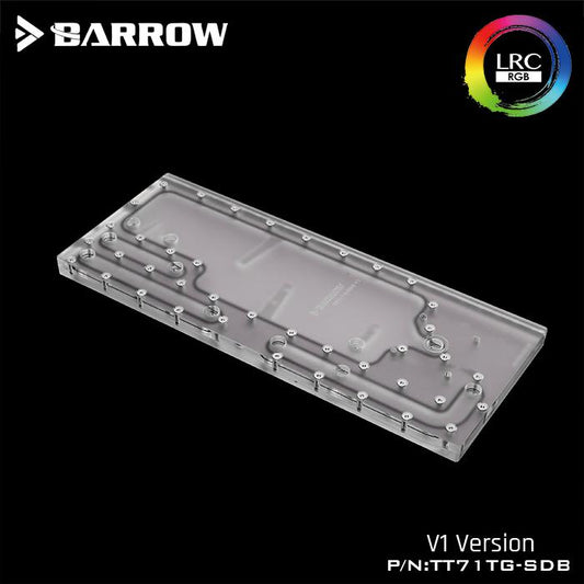 Barrow TT71TG-SDBV1, Waterway Boards For TT View 71 TG/TG RGB Case, For Intel CPU Water Block & | Liquid Cooling Block