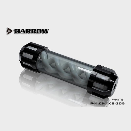 Barrow CMYKB-205 Dark Night Virus-T Reservoirs Aluminum Alloy Cover + Acrylic Body Multiple | PC Water Cooling Accessory