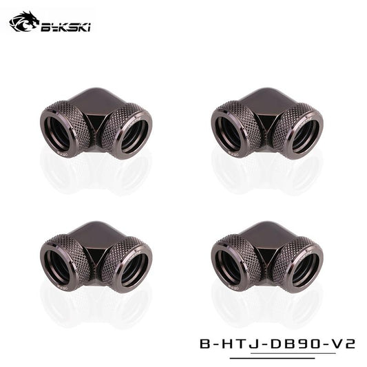 Bykski Hard Tube Fitting With 90 Degree Bykski Water Cooling 90° Connector Adapter Suitable For | Water Cooling Fitting