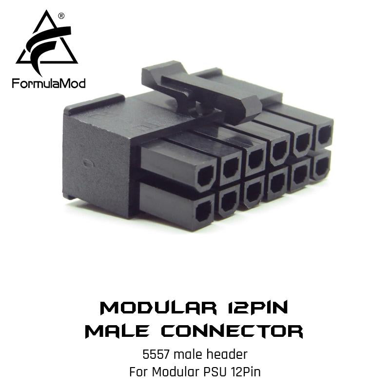 FormulaMod Fm-JL, 5557 Terminal Modular Male Conntector, Modular 12/14/16/18/20Pin Connector For Making Modular Extension Cables