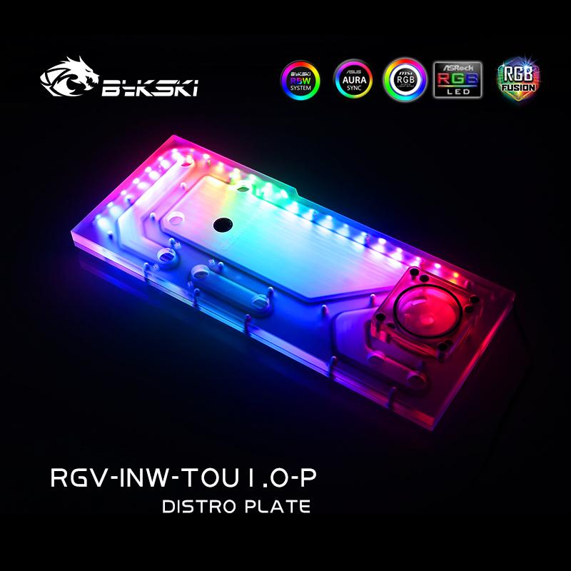Kit de refroidissement Bykski Waterway pour boîtier IN WIN TOU 1.0, 5V ARGB, pour bâtiment GPU unique, RGV-INW-TOU1.0-P