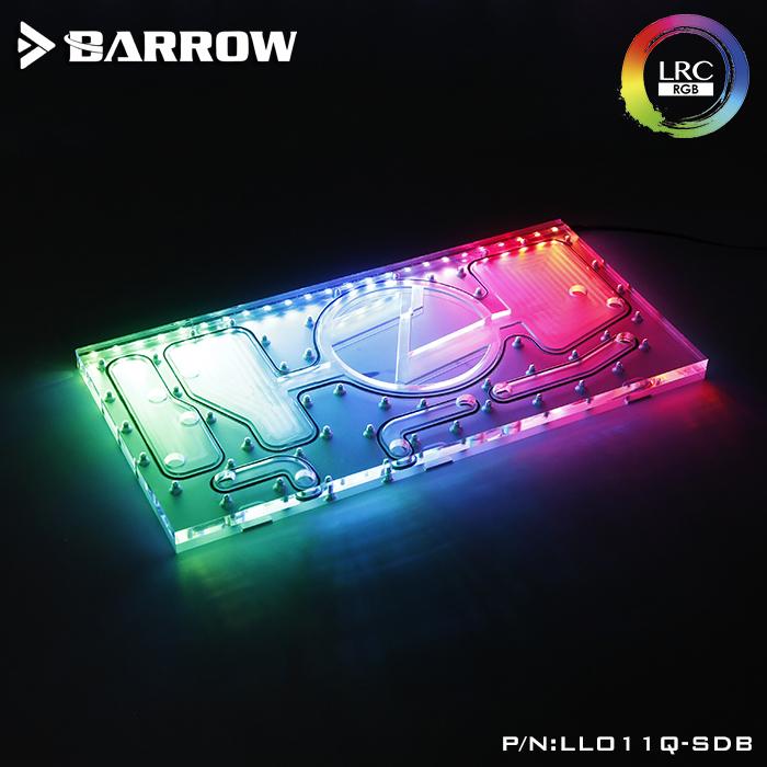 Barrow Front Waterway Boards For Lian Li PC-O11 Dynamic Case, For Intel CPU Water Block & Single GPU Building, LLO11Q-SDB V1