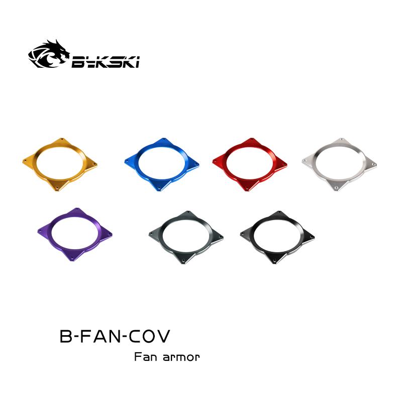 Bykski 12mm Fans Armor, Multi-colored Cover For Water Cooling Fans/Radiator Fans, B-FAN-COV