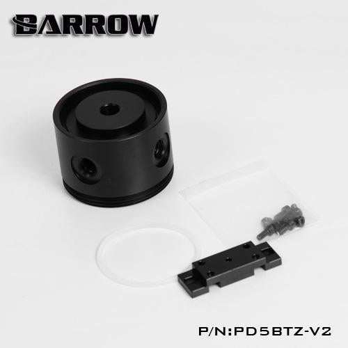 Barrow YKD5BTZ-V2/PD5BTZ-V2 POM/PMMA Acrylic water pump top for D5 / MCP655 serise pump computer water | Water Cooling Pump