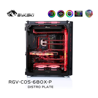 Bykski Corsair 680X Case Waterway Boards For Intel CPU Block & Single GPU Building 5V A - RGB Water Cooling | Distro Plate
