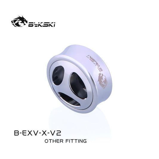 Bykski Air Evacuation Valves, Clover Shape Exhaust Plugs, Commonly Used At The Top Of The Water | Water Cooling Accessory