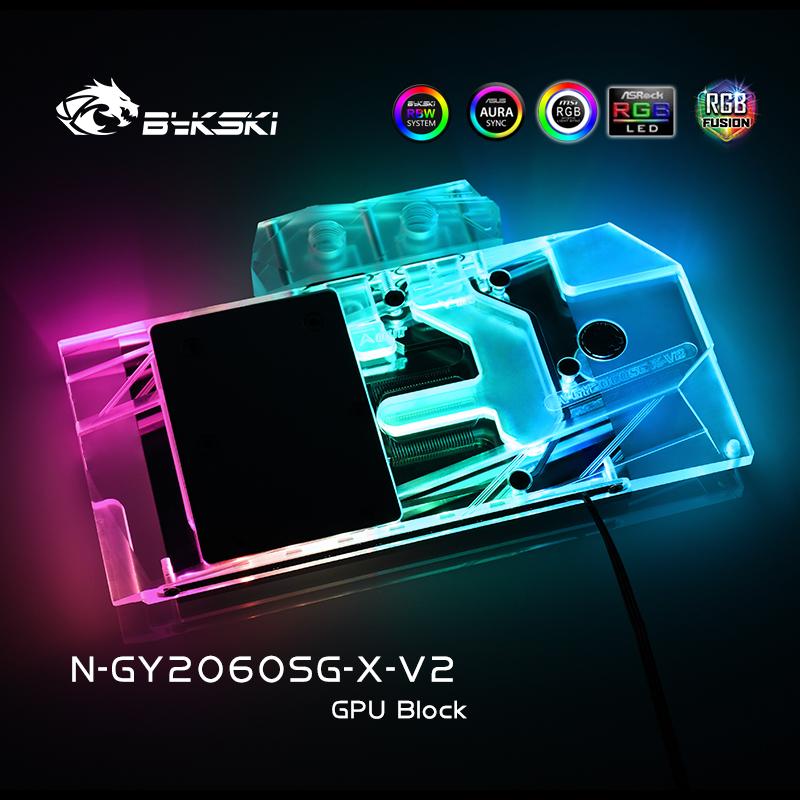 FormulaMod Bykski RTX 2060 full-cover GPU waterblock — silent local AI workload cooling (view 4)