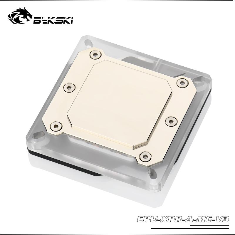 Bykski CPU-XPR-A-MC-V3 pour Intel Lga115x/2011 blocs d'eau CPU système d'éclairage RBW bloc de refroidissement par eau Microwaterway