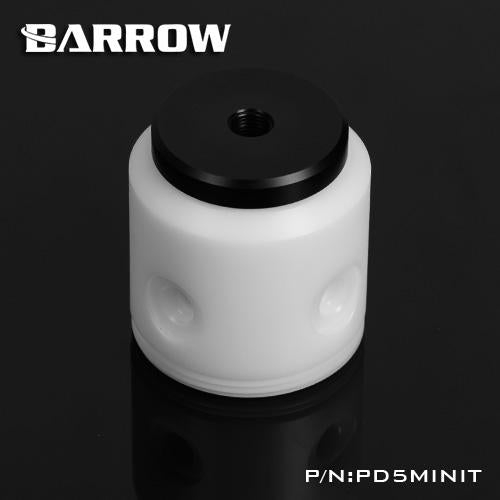Barrow POM/PMMA acrylic water pump cover for D5 / MCP655 serise pump computer water cooling. PD5MINIT | Water Cooling Pump