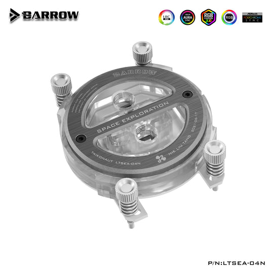 FormulaMod Barrow CPU Water Cooling Block For Intel X99 AMD , Acrylic/POM Liquid Cooling System Micro | Water Cooling Block