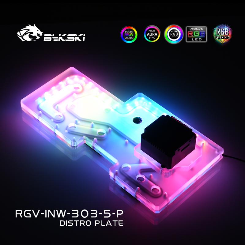 Kit de refroidissement Bykski Waterway pour boîtier IN WIN 303/5, 5V ARGB, pour bâtiment GPU unique, RGV-INW-303/5-P