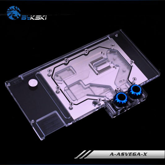 Bykski A-ASVEGA STRIX-X, Full Cover Graphics Card Water Cooling Block, For Asus Rog Strix Vega 64 | Water Cooling Block