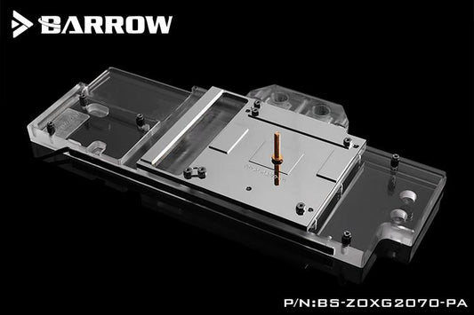 FormulaMod Barrow RTX 2070 full-cover GPU waterblock — silent local AI workload cooling (view 2)
