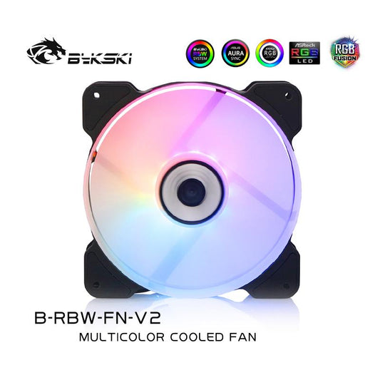 Bykski RBW 120mm Constant Cooling Fan / Cooler, Compatible With 120/240/360/480mm Radiator, | Custom Loop Radiator