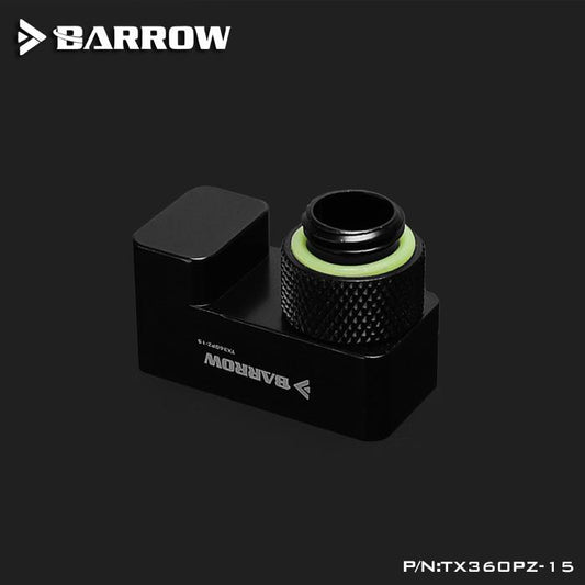 Barrow TX360PZ-15, 15mm 360 Degrees Rotary Offset Fittings , G1/4 15mm Male To Female Extender | Water Cooling Fitting