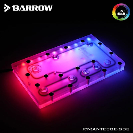 Barrow ANTECCE-SDB Waterway Boards For Antec Cube-Razer Case For Intel CPU Water Block & Single GPU | Liquid Cooling Block