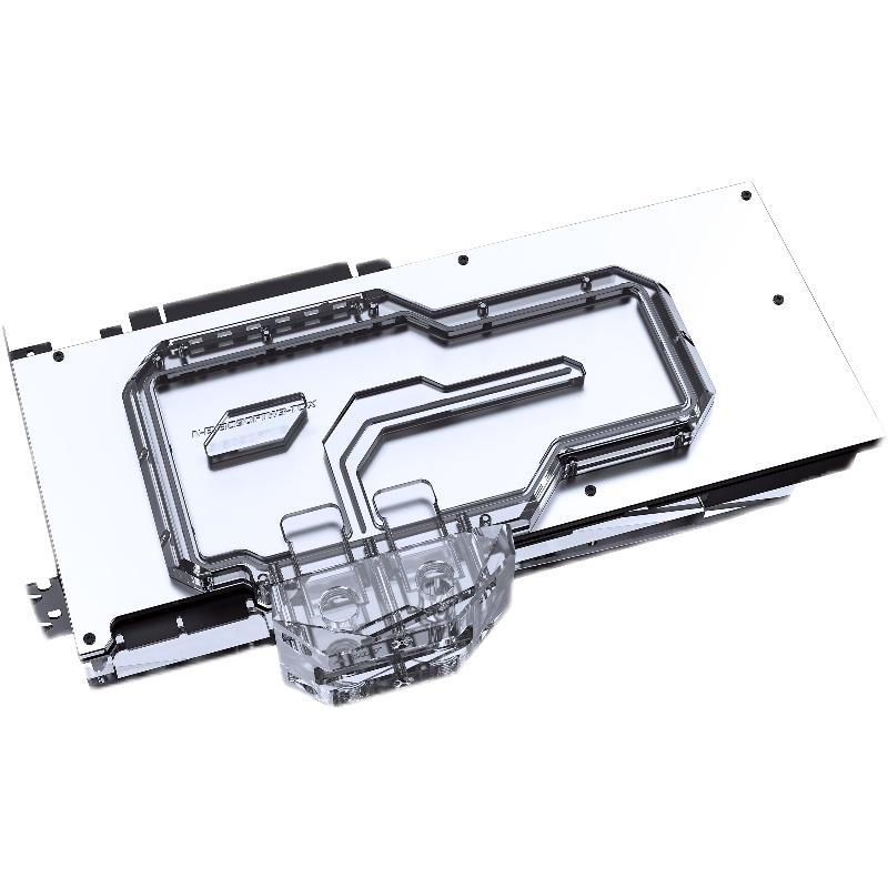 Bloc GPU Bykski avec fond de panier de voies navigables actives pour EVGA RTX 3090 3080Ti 3080 FTW3 Ultra Gaming, refroidisseur d'eau N-EV3090FTW3-TC-V2