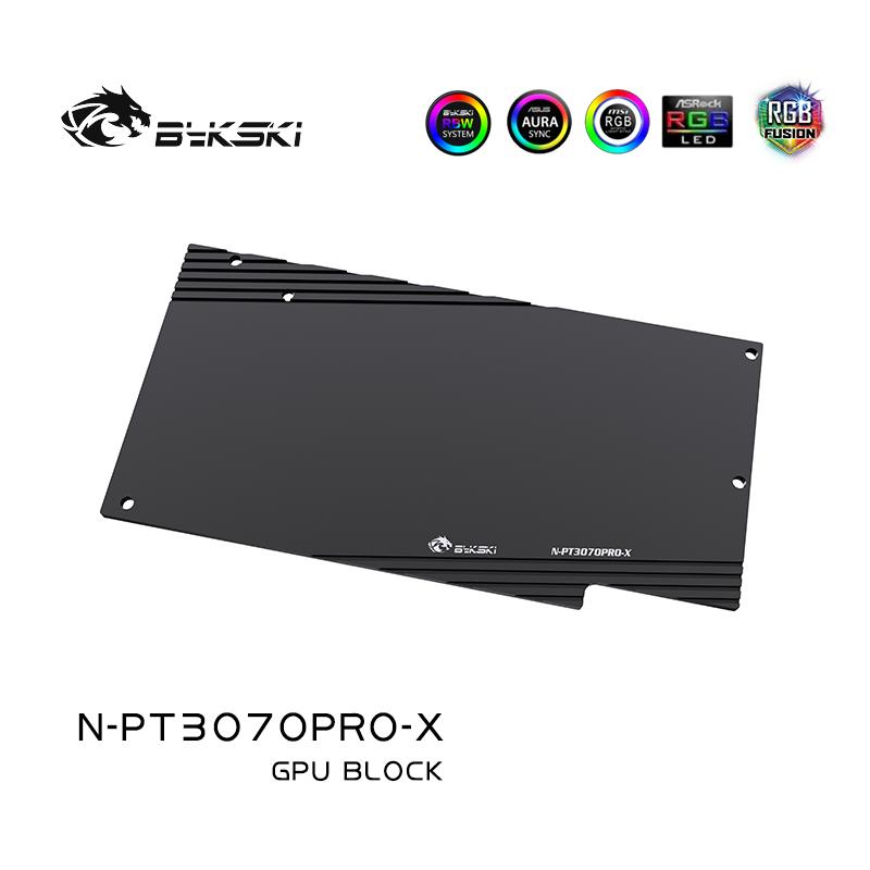 Bloc de refroidissement par eau GPU Bykski 3070, pour Palit RTX 3070 GamingPro OC, GPU CPU refroidisseur à couverture complète, N-PT3070PRO-X
